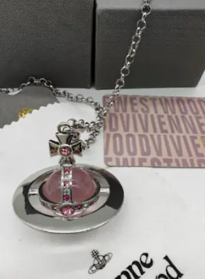 Vivienne Westwood Large 3D Pink Orb Pendant Necklace With Packaging • $37.88