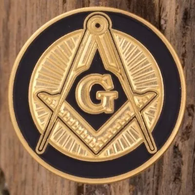 Freemason Masonic Mason G Square And Compasses  Lapel  Pin  • $24.99