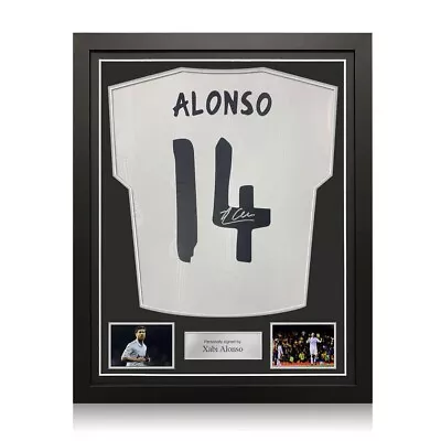 Xabi Alonso Signed Real Madrid 2022-23 Football Jersey. Standard Frame • $578.50