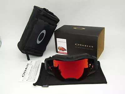 Oakley OO7107 Medium Airbrake MTB Adjustable Goggles Torch/Black Strap • $99.99