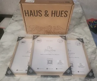 Haus & Hues Set Of 3 Light Oak Picture Frames 8 X 10  • £15.19