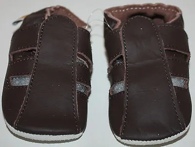 Ministar Designs By Bobux Brown Baby Shoes Size Small 0-6 Months NIP • $23.99