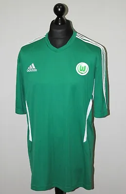 £14.39 • Buy Wolfsburg Germany Player Issue Training Football Shirt Adidas Size 48/50