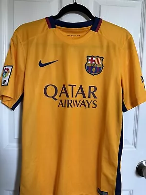 Nike Fc Barcelona 2015/16 Away Jersey #10 Messi • $100