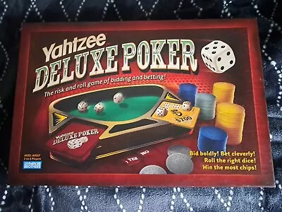 Yahtzee Deluxe Poker Board Game Parker Brothers 2005 COMPLETE • $24.99