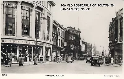 £3.99 • Buy 106 Old Vintage Postcards & Photo's Of Bolton In Lancashire On Cd