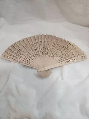 Handheld Wooden Folding Japanese Sandalwood Fan Wedding Outdoor • $10