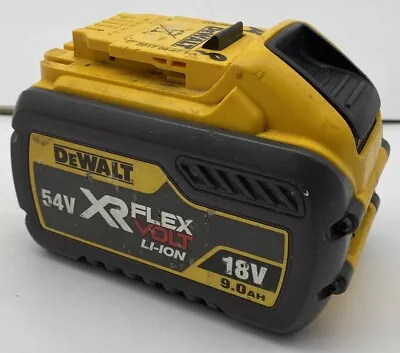 *Not Charging* Genuine DeWalt DCB547 9Ah XR Flex Volt 18/54V Tool Battery Yellow • £39.95