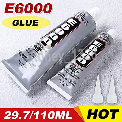 E6000 Glue 29.7/110 ML Industrial Strength Crafts Diy Rhinestones • £4.49