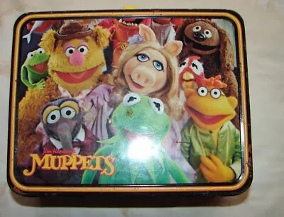 The Muppets TV Show  70's Metal Lunchbox  Vintage  Thermos    1223 • $22.99