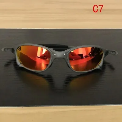 X-metal Juliet Cyclops Sunglasses Ruby Polarized Lenses Titanium Goggles Uv400 • $28.99