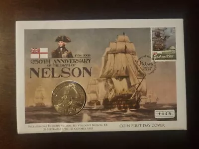 250th Anniversary Of Lord Nelson Commemorative Coin And Stamp Collection... • £12.99