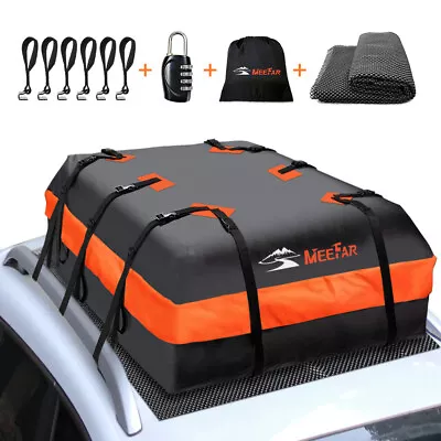 Universal Roof Top Bag 20 Cu.ft. Waterproof Cargo Carrier Travel Luggage Holder • $79.99