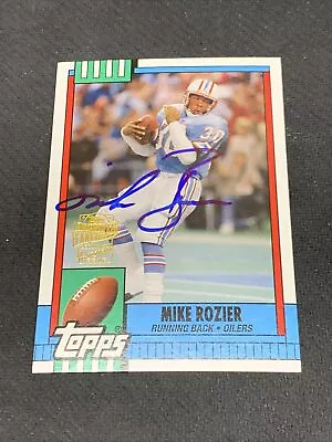 2013 Topps Archives Fan Favor Mike Rozier #FFA-MR Houston Oilers Auto • $10