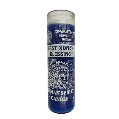 Fast Money Blessings Candle / Rapida Bendiciones De Dinero Veladora • $15.99
