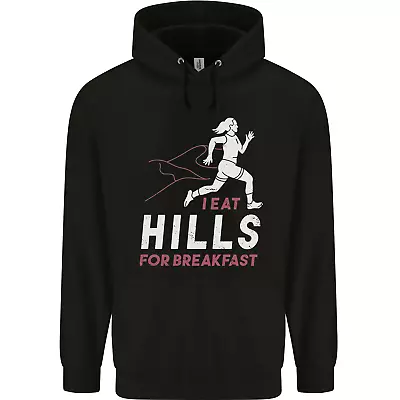 Hills Running Marathon Cross Country Runner Childrens Kids Hoodie • $40.40