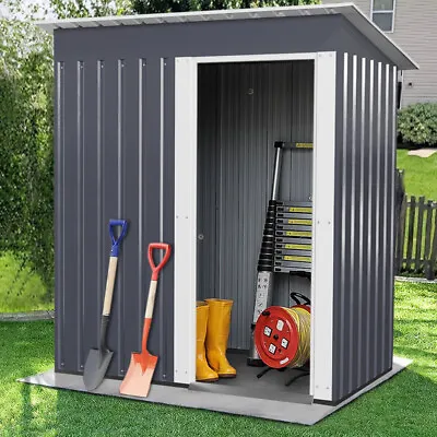 Outdoor Storage 5.4x3ft Garden Tool Storage Shed Pent Waterproof Tool Cabinet • £155.95