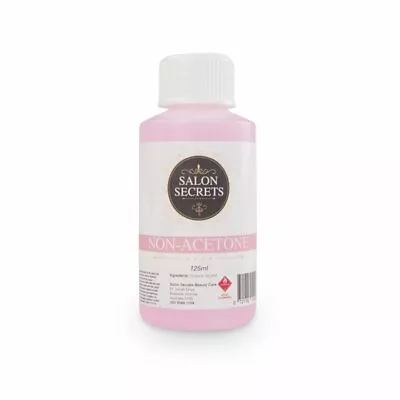 Salon Secrets Non-ACETONE 125ml -Nail Polish - Gel - Natural - Acrylic - Remover • $13.45