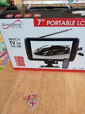 $85.63 • Buy Super Sonic  Live  Life Ready. Watch TV On Go! 7  Portable LCD TV Sc-195