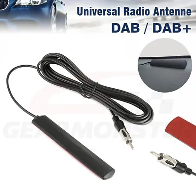 Powerfull Universal Car Hidden Amplified Antenna AM/FM Radio Ariel 12V Electroni • £6.95