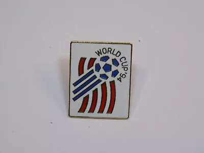 1994 World Cup Soccer Pin Vintage FIFA Metal Button Round Pinback Football USA • $11.99