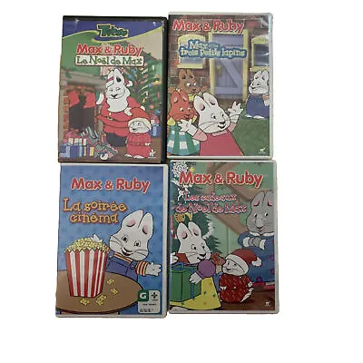 Max & Ruby Lot De 4 DVD Pour Enfants - Lot Of 4 DVD For Kids • $9.56