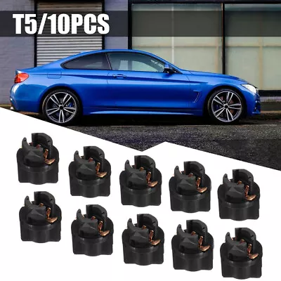 10Pcs T5 70 73 74 TWIST LOCK SOCKET LED INSTRUMENT PANEL CLUSTER DASH LIGHT BULB • $5.51