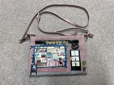 Vendula Wool Shop Clutch Bag Pink Cat RARE • £59.99