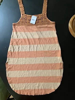 Free People Sayulita Combo Striped Tank Dress Free People Tunic Size S $88 Boho • $61.32