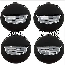 New 4pcs. Cadillac ATS CT6 CTS XTS XT4 XT5 XT6 Black Center Caps Wheel 2 5/8  • $27.99