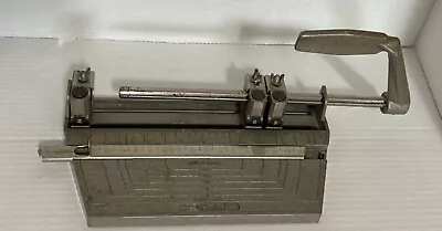 Vintage Hunt Manufacturing Co. Boston Heavy Duty 3 Hole Paper Punch • $10