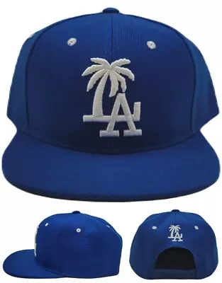 Los Angeles New Leader Palm LA Headlines Dodgers Blue White Era Snapback Hat Cap • $19.99