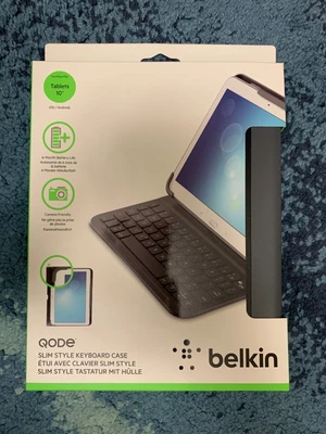 £25 • Buy Belkin Bluetooth Slim Keyboard Case 10  Tablets - Been Used Only Couple Of Times