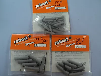 Robart 317 & 316 R/C Airplane Super Hinge Point Pockets New In Packages • $18