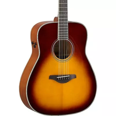 Yamaha FG-TA TransAcoustic Dreadnought Acoustic-Electric Guitar Brown Sunburst • $599.99