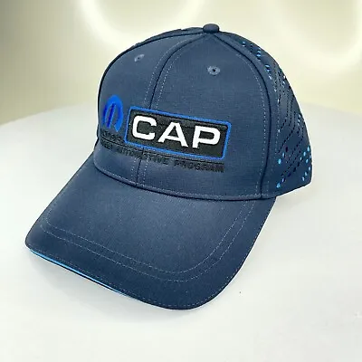 Mopar Cap OSFM Navy Laser Cut Career Automotive Program Strapback Adjustable • $18.88