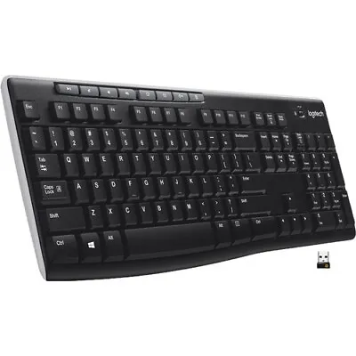 Logitech K270 Wireless Keyboard PC/MAC Includes Unifying Receiver 920-003051 • $19.99