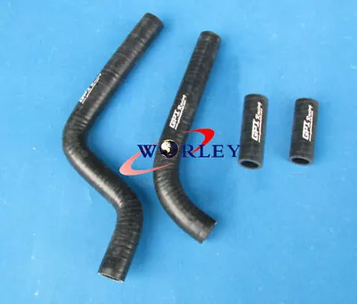 FOR YAMAHA YZ125 2003-2008 Silicone Radiator Hose Kit 03 04 05 06 07 08 BLACK • $29