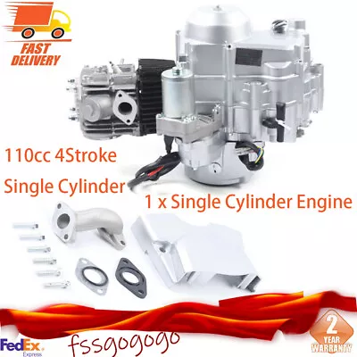 NEW Engine 4 Stroke Motor Auto Transmission For Atv Go Kart 50CC 70CC 90CC 110CC • $189.05