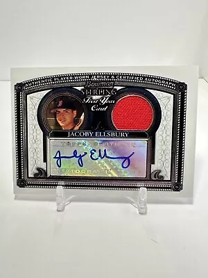 2005 Bowman Sterling Jacoby Ellsbury Rookie Patch Auto MLB Boston RedSox Yankees • $14.99