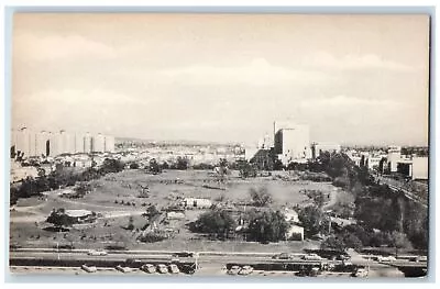 C1950 Hancock Park Site Rancho La Brea Tar Pits Aerial View Car Road CA Postcard • $14.98