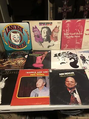 Comedy Vinyl LP Records Lot Of (11) MULL LANDRY NIPSEY CARLIN GALLAGHER RUSTY • $24.99