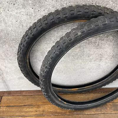 Old School Bmx LHR Knobby Tires 20  1.75 Old School BMX Black 70s 20 In Motomag • $69.99