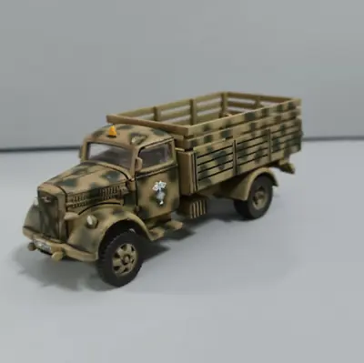 NEW 1/72 WWII German Opel Truck High Fence Hopper Camouflage Painted Model! • $49.07