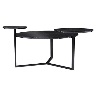 SEI Furniture Saxelby Metal-Faux Marble Cocktail Table In Black • $247.99