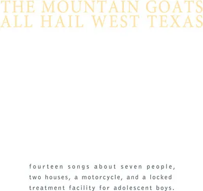 The Mountain Goats - All Hail West Texas [Used Very Good Vinyl LP] Digital Downl • $18.74