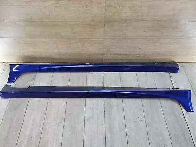 2008 Honda Accord Pair Of Side Skirts In Blue B553p (p/s Damaged) 71800tl0e • £150