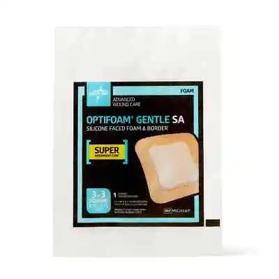 Optifoam Gentle SA Foam And Border 3  X 3  Box Of 10 MSC2133EP • $17.99