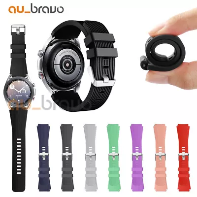 For Samsung Galaxy Watch 46mm S3 Watch3 Silicone Replacement Bracelet Strap Band • $6.99