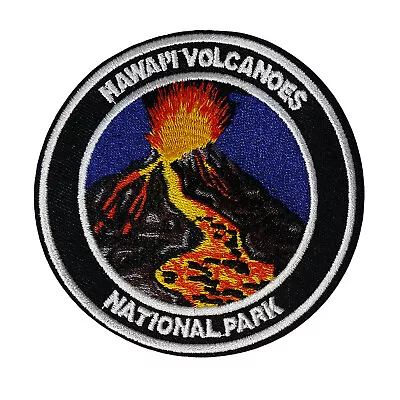 Hawaii Volcanoes National Park Patch Embroidered Iron-on Applique Souvenir • $5.95